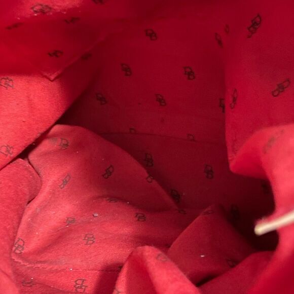 Dooney & Bourke Large Gabriella Satchel Bag Natural Signature Print - Picture 6 of 7